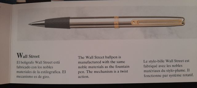 Conjunto Canetas Inoxcrom Wall Street