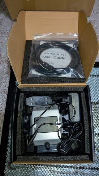  Base mallada + ayudante de aire universal + laser