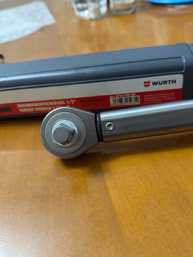 Llave dinamométrica Wurth 20-100 Nm DE 1/2 NUEVA