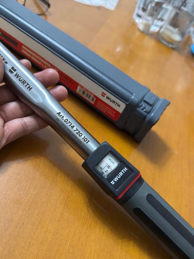 Llave dinamométrica Wurth 20-100 Nm DE 1/2 NUEVA
