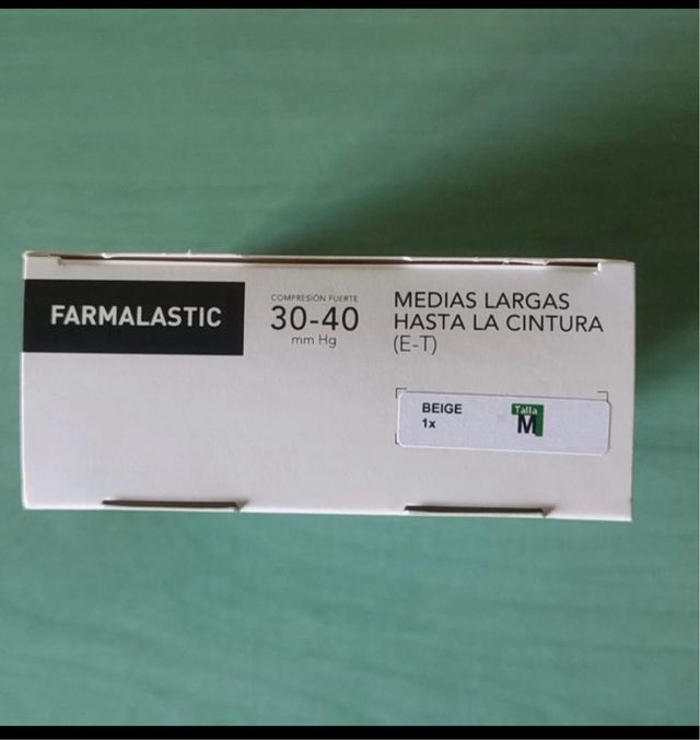 Medias FarmaLastic Beige 30-40 mmHg. 4 cajas. 