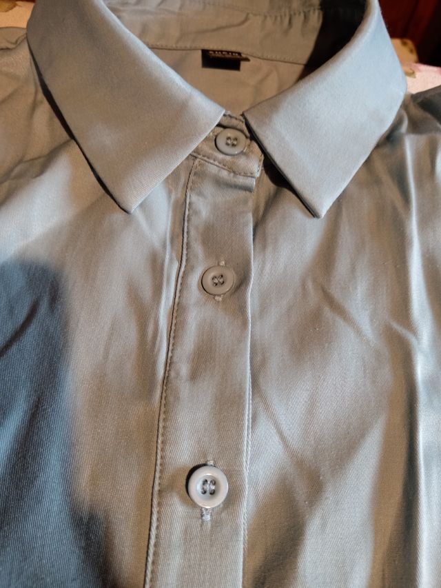 Camicia celeste maniche lunghe