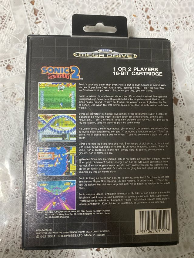 Sonic 2 Sega Megadrive