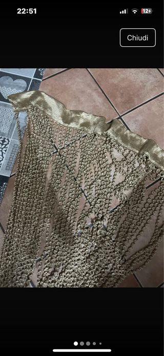 Tenda oro tessuto - Decorazione casa