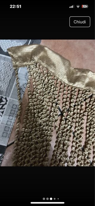 Tenda oro tessuto - Decorazione casa
