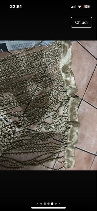 Tenda oro tessuto - Decorazione casa