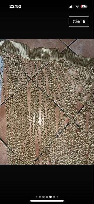 Tenda oro tessuto - Decorazione casa