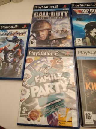 5 Juegos PS2 (PlayStation 2)