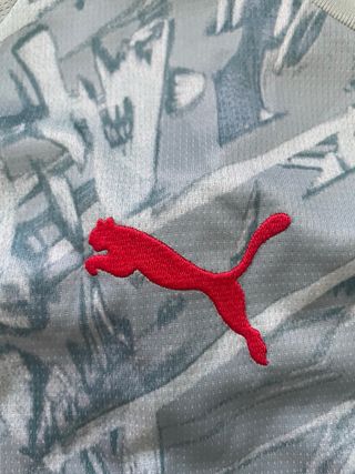 Camiseta Puma AC Milán - Gris/Roja