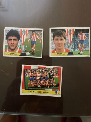 Cromos Atlético Madrid 87-88