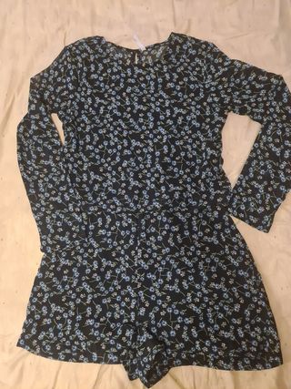 Mono corto flores - Talla L