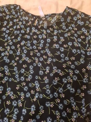 Mono corto flores - Talla L