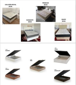 Canapé cama madera