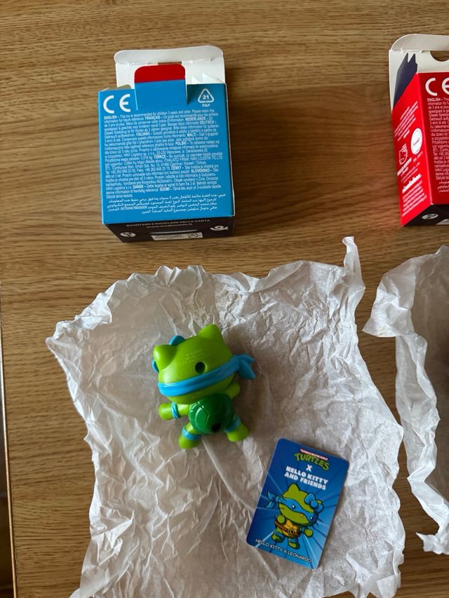 HappyMeal - 3 Hello Kitty TMNT