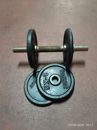 Mancuernas 2kg - 4 discos