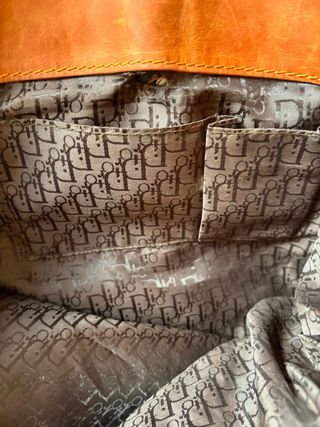 Bolso Dior vintage marrón whisky de piel 