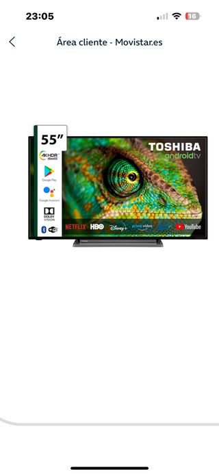 TV Toshiba 55" AndroidTV