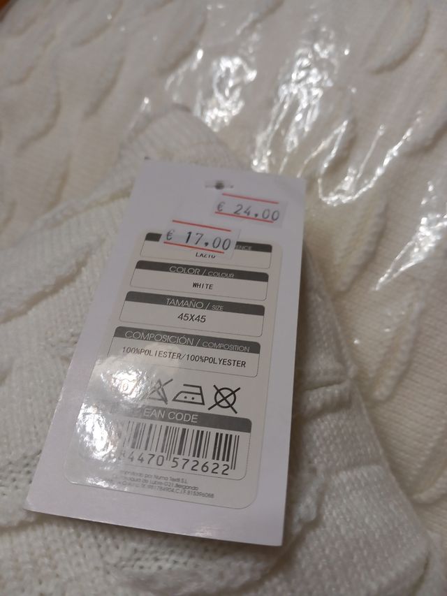 Cojines CLARA VIDAL - Lana - Blancos