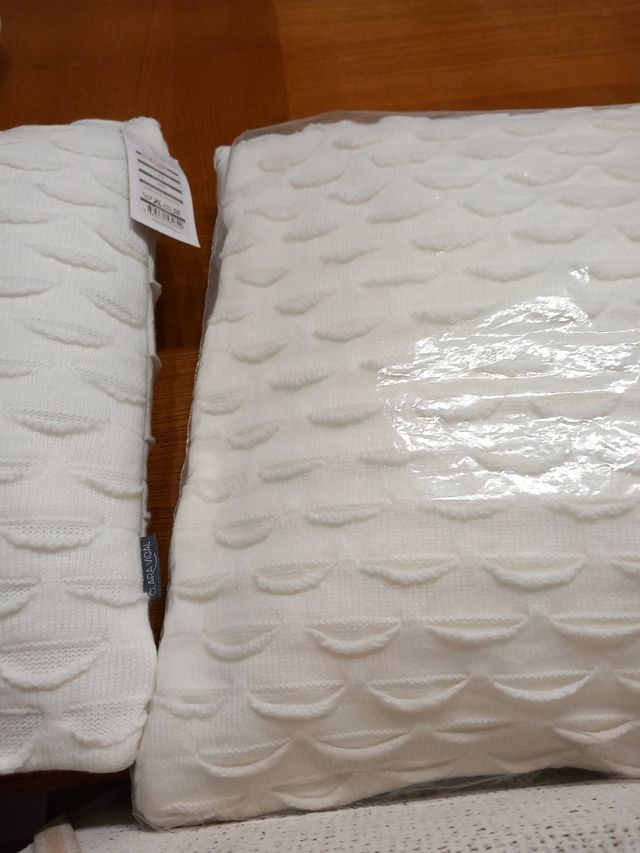 Cojines CLARA VIDAL - Lana - Blancos