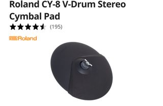 Roland CY-6 V-Drum: Pad Platillo