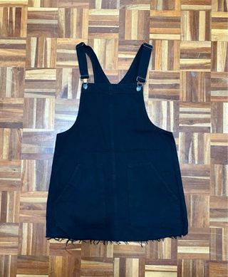 Vestido/peto vaquero negro