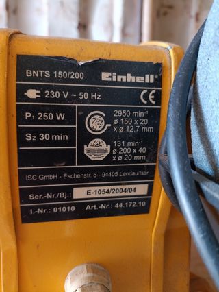 Amoladora Einhell BNTS 150/200