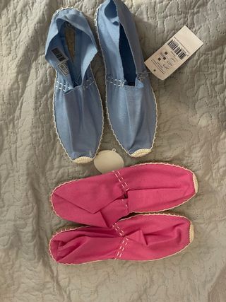 Alpargatas: Azul y Rosa