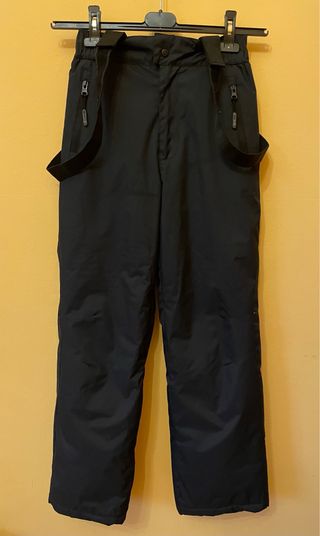 Pantaloni da sci bambina/o (12 anni) neri - Yado