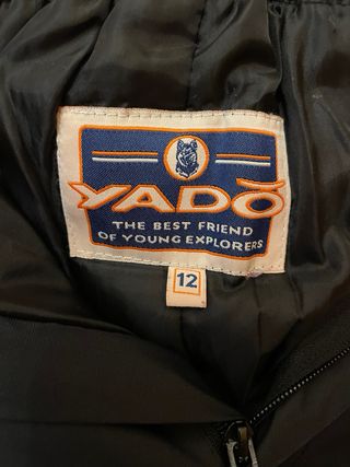 Pantaloni da sci bambina/o (12 anni) neri - Yado