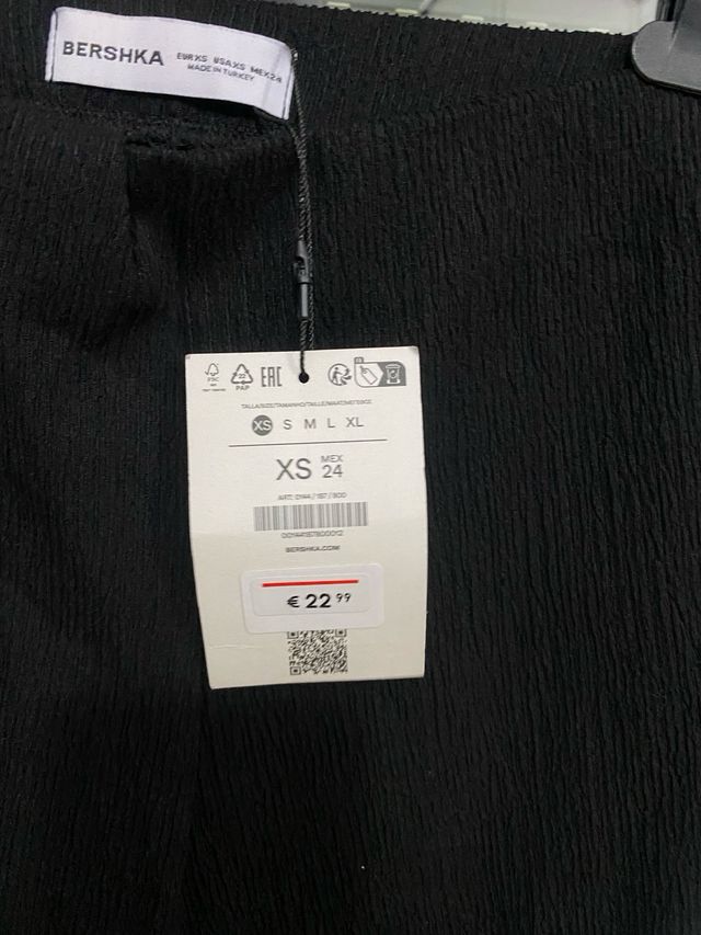 Pantalón Negro Canalé