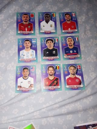 Cromos de fútbol: 10 cartas panini