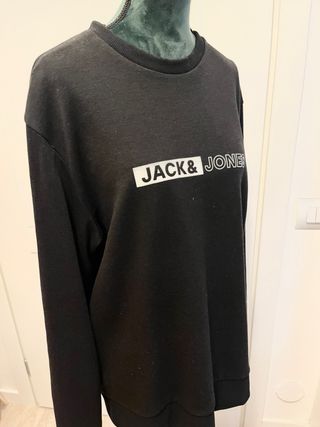 Felpa Jack&Jones nera tg L uomo