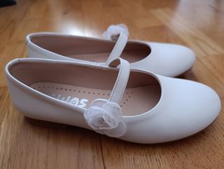 Zapatos comunión niña Sumas blancos