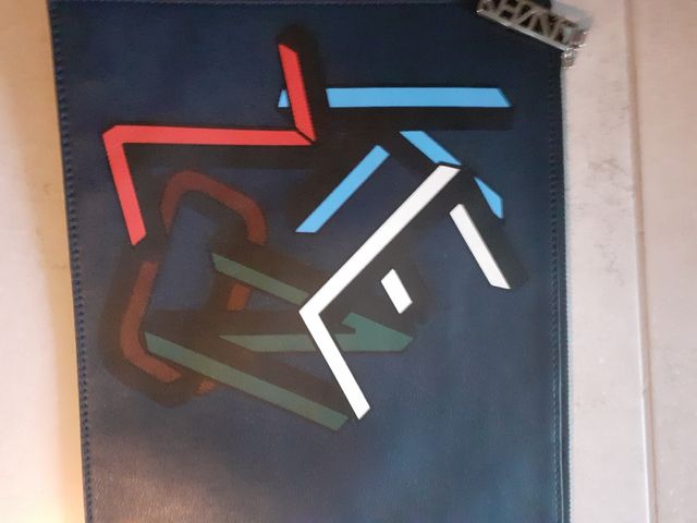 Pochette Kenzo blu multicolore