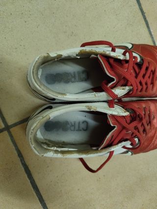 Scarpe Calcio Nike CTR360 - Rosso/Bianco