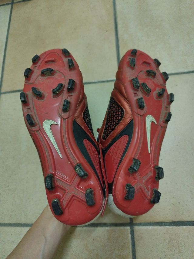 Scarpe Calcio Nike CTR360 - Rosso/Bianco