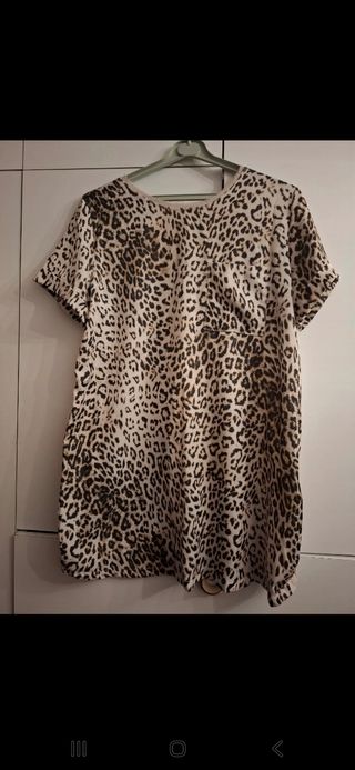 Camiseta Zara animal print talla L
