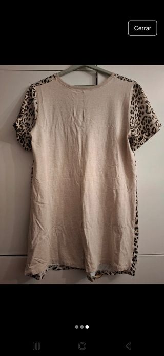 Camiseta Zara animal print talla L