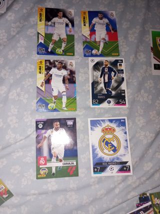 Cartas Panini y Topps Futbol