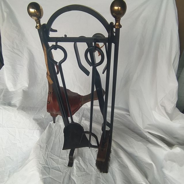 Juego herramientas chimenea