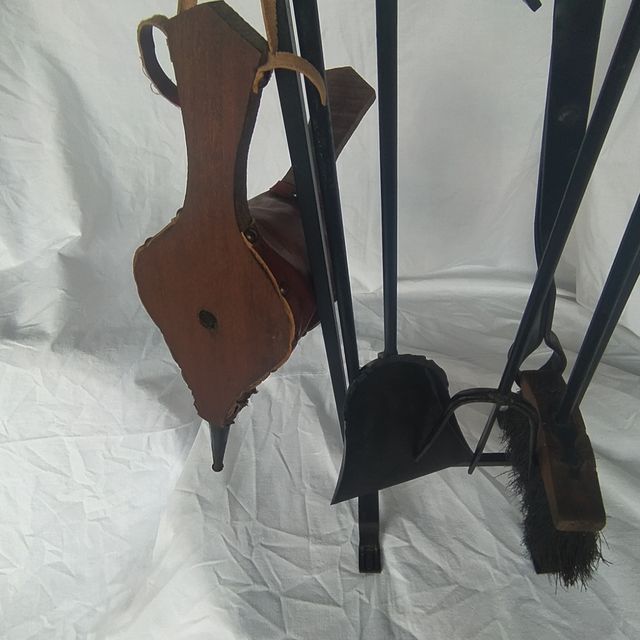 Juego herramientas chimenea