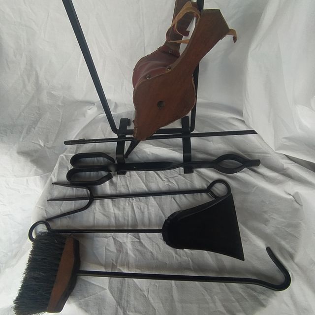 Juego herramientas chimenea