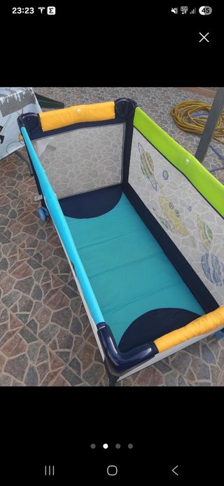 Parque cuna bebé - Plegable