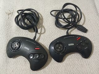 2 Mandos Sega Mega Drive Originales