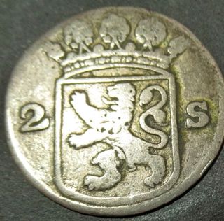 Moneda colonial plata 1750