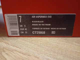 Nike Air Vapormax Evo - Negras