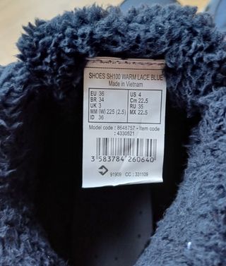 Botas invierno niñ@ - azules