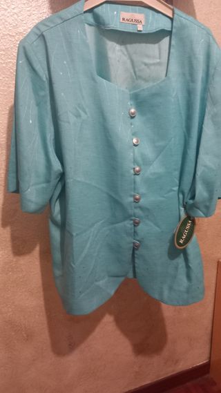 Blusa RAGUSSA turquesa