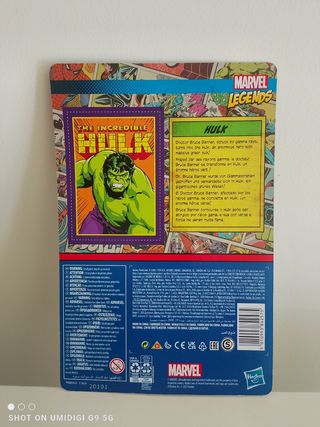 Figura Hulk Kenner retro Marvel Legends 