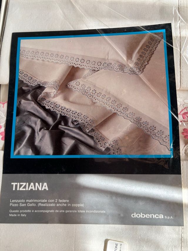 Lenzuola matrimoniali Tiziana - cotone